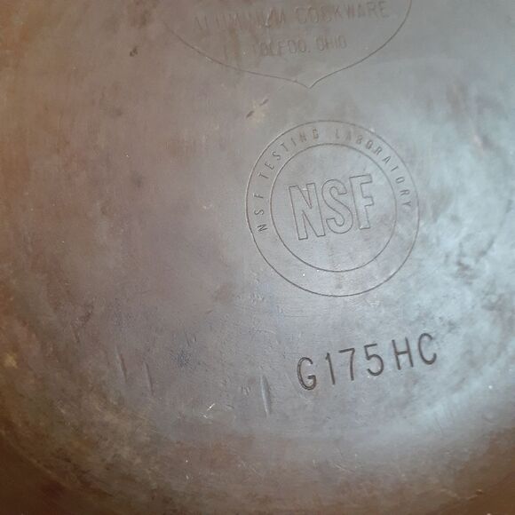 Calphalon mini wok small stir fry pot pan NSF commercial aluminum cookware 0-20 - Picture 5 of 6